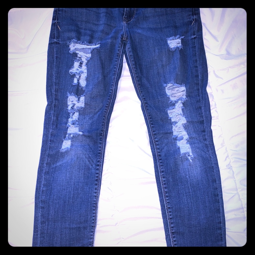 Express mid rise jean legging 10s